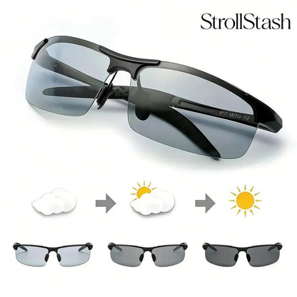 HD Polarized Photochromic Sunglasses UV400 Protection | Retro Oversized Square | Unisex 2026 Essential