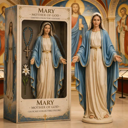 ✝️ LIMITED EDITION: Handcrafted Virgin Mary Collectible – A Sacred Keepsake of Faith & Grace