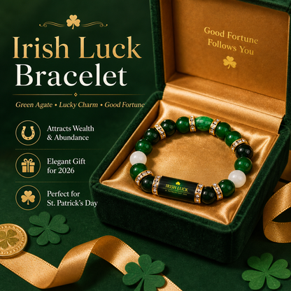 Irish Lucky Saint Patrick's Day Bracelet Attracts Wealth and Good Fortune-YAO