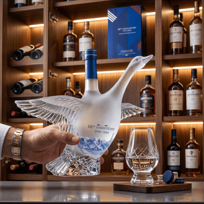 🪿Grey Goose 30th Anniversary 3D Sculpted Vodka Bottle