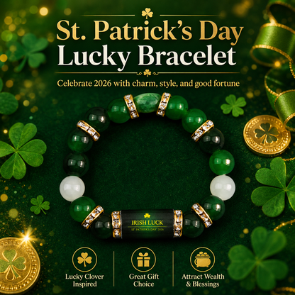 Irish Lucky Saint Patrick's Day Bracelet Attracts Wealth and Good Fortune-YAO