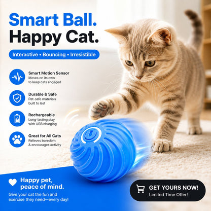 🔥Most Popular in 2026🔥Smart Interactive Pet Bouncing Ball