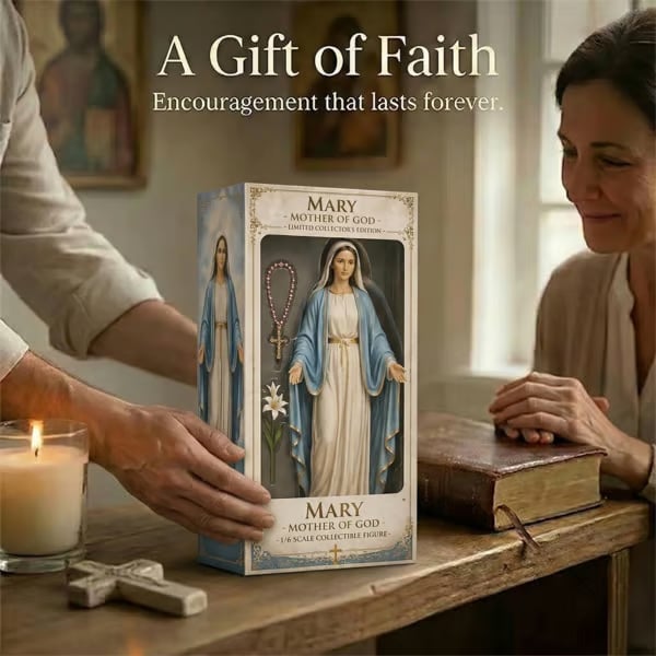 ✝️ LIMITED EDITION: Handcrafted Virgin Mary Collectible – A Sacred Keepsake of Faith & Grace