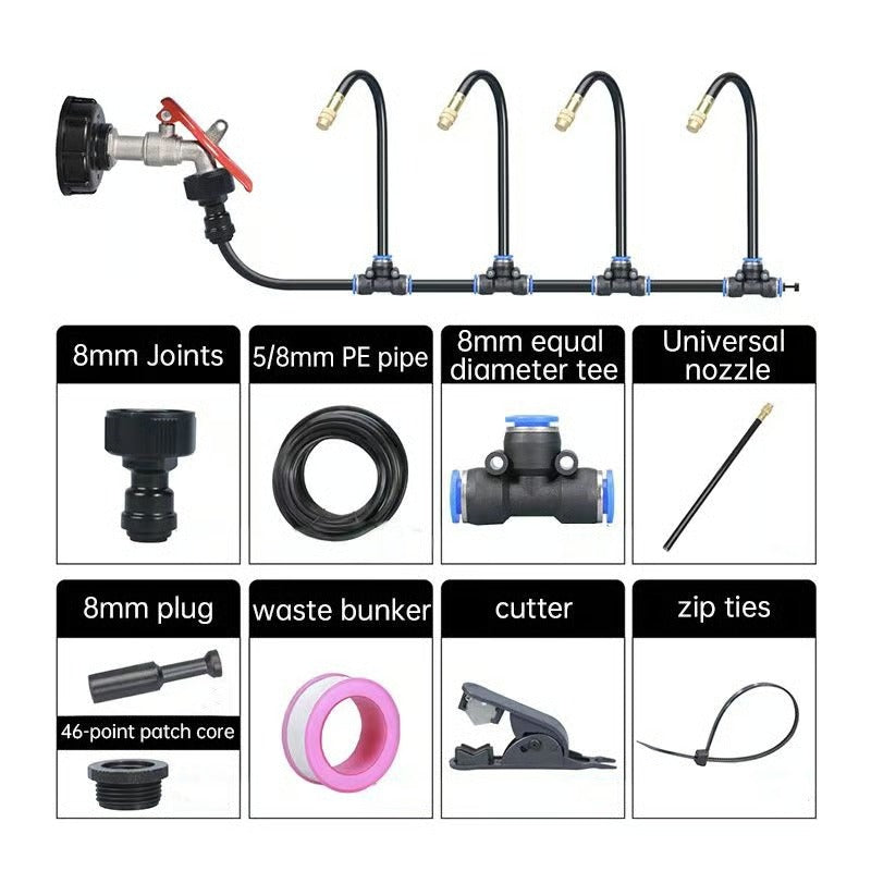 🔥2026 HOT SALE 49% OFF💗 360° Curved Garden Automatic Irrigation System